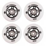 Worker Roti WORKER 80 mm si rulmenti ABEC-7 Chrome - set 4 buc (4287)