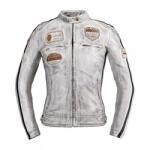 W-Tec Geaca Moto Piele pentru Femei W-TEC Sheawen Lady New - Alb (24460) - sport-mag