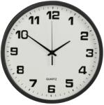 Verk Group Csendes, nagyméretű, kerek falióra fekete színben, római számokkal, 25 cm (27068_CZ)