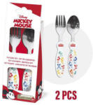  Disney Mickey Fun-Tastic fém evőeszköz készlet - 2 darabos (STF60128) - aprotalpak