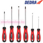 Dedra csavarhúzó készlet 6 db CrV acél (06A093)
