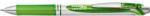 Pentel Géltoll, 0, 35 mm, nyomómechanizmussal, PENTEL "EnerGel BL77", világoszöld