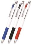 FlexOffice Golyóstoll, 0, 4 mm, nyomómechanizmussal, különböző testszínekkel, FLEXOFFICE "Senior", kék, 36 db-os