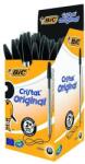 BIC Golyóstoll, 0, 32 mm, kupakkal, BIC "Cristal Original", fekete, 50 db