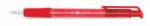 FlexOffice Golyóstoll, 0, 4 mm, nyomómechanizmussal, FLEXOFFICE "EasyGrip", piros, 12 db