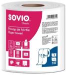 SOVIO Papírtörlő, 100% cellulóz, tekercs, 110 m, átmérő 20 cm, 2 rétegű, SOVIO