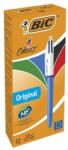 BIC Golyóstoll, 0, 32 mm, nyomómechanizmussal, 4 színnel, BIC "4 Colors Original