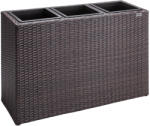 CASARIA Virágtartó, polyrattan, barna, 83 x 30 (DE106640)