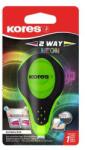 Kores Korrektúra roller, 4, 2 mm x 8 m, KORES "2WAY Neon", többféle színben, 8m