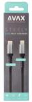 AVAX Töltőkábel, USB-C - Lightning, 27W, 1 m, AVAX "CB316 Glowy", fehér (AXCB402G) - iroda24