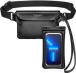 Spigen A621 Aqua Shield Univerzális Vízálló Tok és Övtáska - Fekete (AMP04533)
