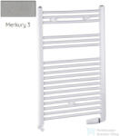 Radeco DORA AD3-500/P 870x550 törölközőszárítós radiátor, MERKURY 3 (metál világosszürke) színben (Radeco_DORA_AD3_500_P_MERKURY3)