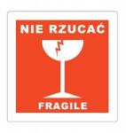 Neopak Figyelmeztető matricák „ne Dobd El - Fragile 100x100 mm (100 db) (NDA08)