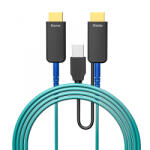 TECHLY Optikai Üvegszálas HDMI Kábel, 48 Gbps, 70m