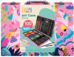 AS Happi Hobbi Art Case Set De Desen Deluxe Cu 100 De Accesorii Fantezie Unicorni (1038-82063)