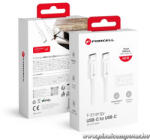  Forcell C338 USB-C - USB-C Kábel 60W 25cm - Quick Charge 4.0 és Power Delivery (5903396219566)