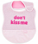 BabyJem Baveta BabyJem din bumbac Dont Kiss Me (Culoare: Bleu) (bj_0323) - infant Bavata