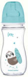 Canpol babies Babies Biberon Anticolici Cu Gat Larg 300ml Pp Easy Start Exotic Animals - 35/222_Pin (5901691813007)