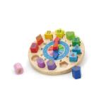 Viga Toys Puzzle sortator cu forme geometrice si fractii (58573) - infant