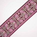Takoy Chingă brodată de 5 cm orient roz