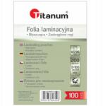 Titanum Lamináló fólia 65x95mm 100 db 100 mic Titanum (TI-150511-26108)