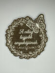  A világ legjobb anyukájának - Lézervágott fa hűtőmágnes (FEH73)