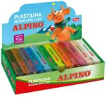 ALPINO Display plastilina standard, 12 x 150gr. /display, ALPINO - 12 culori asortate (MS-DP000918) - officeclass