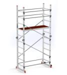 CRIANO Schela aluminiu mobila cu doua scari pliabile 2x5 trepte, inaltime de lucru 3, 9m, platforma 1, 35x0, 45(m), max. 150kg - CNO-SME-ACRO4M (CNO-SME-ACRO4M)