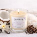 SHIMANI Луксозна ароматна свещ Ванилия SHIMANI Vanilla Cashmere Dream (7628)