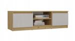 Topeshop MALWA 120 TV cabinet artisan oak/cashmere (M-MP-RT-MAL-120-ARTKASZ)