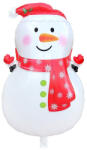 Flippy Balon Om de Zapada, Flippy, din Folie de Aluminiu, Tema Craciun, 65 x 43 cm, Alb Rosu (teo-162163)