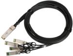 Extralink QSFP+ DAC QSFP+ Cable DAC, 40Gbps to 4x 10Gbps 3m, 30AWG (EX.15791)