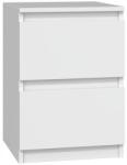 Topeshop Malwa M2 White Bedside Table (m-mp-sn-mal-m2/x2-bia)