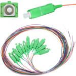 Extralink SC/APC Pigtail set Single mode, 900um, G. 657A1, 1, 5m, 12 pcs, 12 colours (EX.0349)