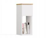 Topeshop Galax 20/1s White/artisan Bedside Table (m-mp-sn-glx-20/1s-bia-art)