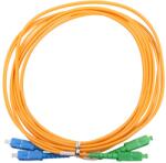 Extralink SC/APC-SC/UPC Patchcord Single mode, Duplex, G657A1, 3mm, 2m (EX.31032)
