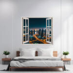 AVEX Folie imprimata color pentru decor perete locuinta, dimensiune 125 x 110cm, model: VIEW TO HAVEN 05 (AVX-AW05)