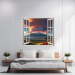 AVEX Folie imprimata color pentru decor perete locuinta, dimensiune 125 x 110cm, model: VIEW TO HAVEN 10 (AVX-AW10)