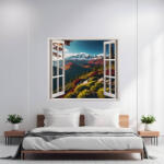 AVEX Folie imprimata color pentru decor perete locuinta, dimensiune 125 x 110cm, model: VIEW TO HAVEN 34 (AVX-AW34)