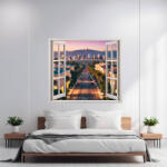 AVEX Folie imprimata color pentru decor perete locuinta, dimensiune 125 x 110cm, model: VIEW TO HAVEN 16 (AVX-AW16)