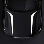 AVEX Set 2 stickere autoadezive Tuning, model Hood Stripes V2 , dimensiune 100 x 26 cm, culoare Alba (AVX-TUNING-15)