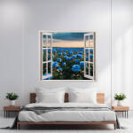 AVEX Folie imprimata color pentru decor perete locuinta, dimensiune 125 x 110cm, model: VIEW TO HAVEN 29 (AVX-AW29)