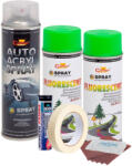 AVEX Kit complet reparatie si vopsire jante culoare Verde Fluorescent, V2 (AVX-KVJ-VFV2) - voltix