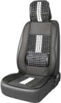 AMiO Husa scaun auto cu bile de masaj, suport lombar si tetiera, dimensiuni 131 x 46 cm, culoare Neagra (AVX-AM03648) - voltix