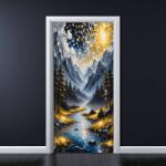 AVEX Folie imprimata color pentru decor Usa, dimensiune 200 x 90cm, model: AVX-DR18 (AVX-DR18) - voltix