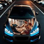 AVEX Folie Capota Auto Hood Art rezistenta la exterior, marime S (150 x 110cm) - Cod: AVX-CAPOTA-015S (AVX-CAPOTA-015S)