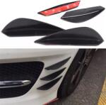 AVEX Set 4 buc. aripioare ornamentale bara tuning, culoare neagra (AVX-T220720-2)
