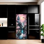 AVEX Folie imprimata color pentru decor Frigider, dimensiune 200 x 90cm, model: AVX-FR13 (AVX-FR13) - voltix