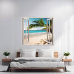 AVEX Folie imprimata color pentru decor perete locuinta, dimensiune 125 x 110cm, model: VIEW TO HAVEN 40 (AVX-AW40)