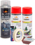 AVEX Kit complet reparatie si vopsire jante culoare Rosu Fluorescent, V2 (AVX-KVJ-RFV2) - voltix